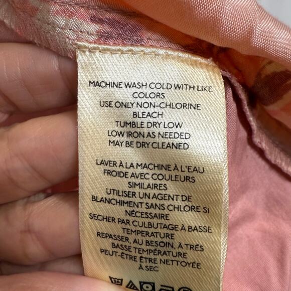 Free People Pink Endless Vacation Short Sleeve Relaxed Fit Shirt Sz M NWOT - Picture 9 of 14